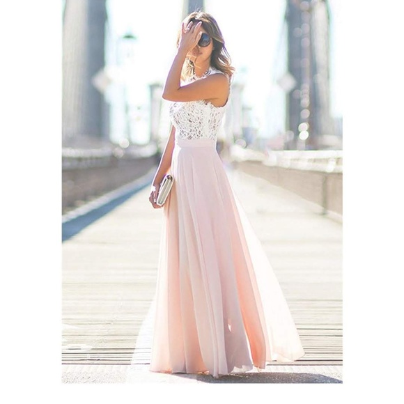 S. the Widow Dresses & Skirts - ❤HP❤ SANSA Blush Pink Pleated Maxi Dress